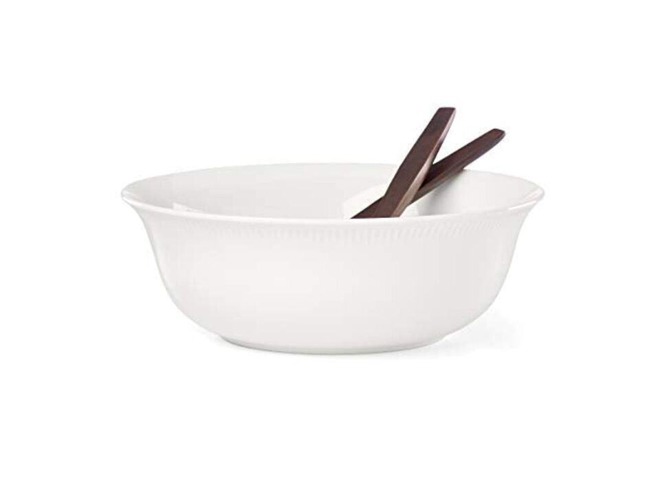 Lenox Profile Salad Bowl & Server Set, 12.37", White
