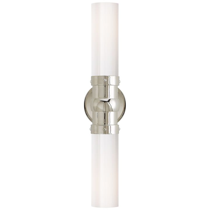Graydon Double Bath Light in Polished Nickel