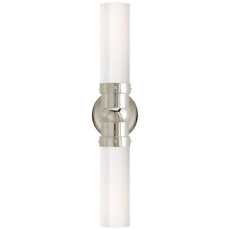 Graydon Double Bath Light in Polished Nickel