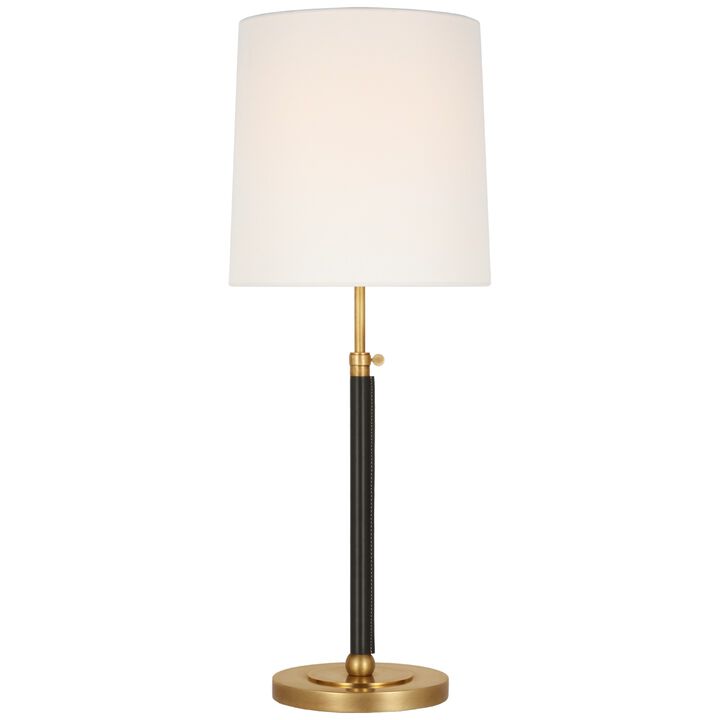 Bryant Large Wrapped Table Lamp in Hand-Rubbed Antique Brass