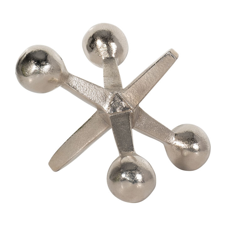 Silver 7"x5" Metal Jacks