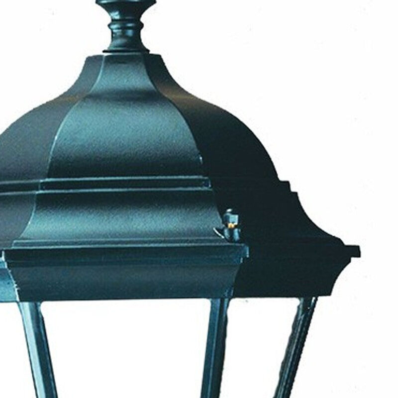 Hivvago Matte Black Carousel Lantern Wall Light
