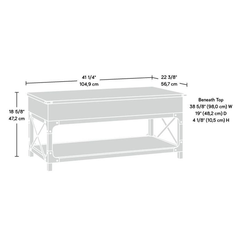 Steel River Lift Top Table