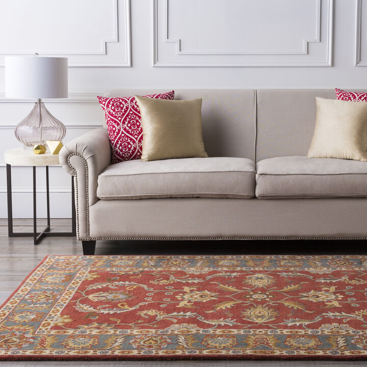 Caesar CAE-1007 2' x 3' Red Rug