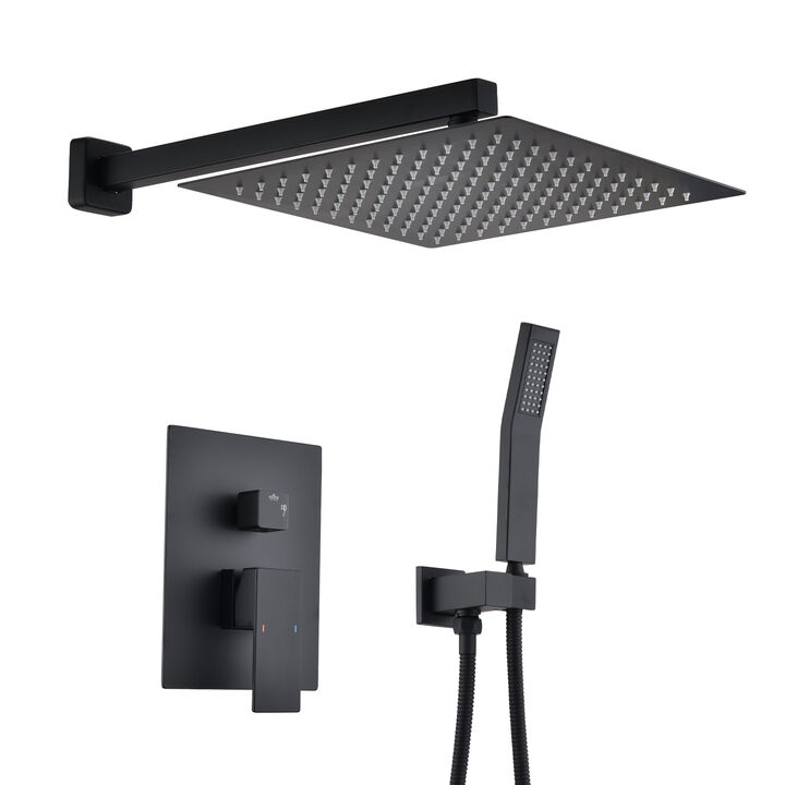 12 Rain Shower Head Systems Wall Mounted Shower