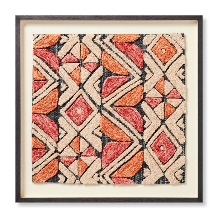 Kojo Blue Orange Wall Art