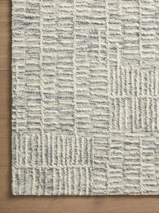 Tallulah TLL-03 Sky / Ivory 18" x 18" Sample Rug by