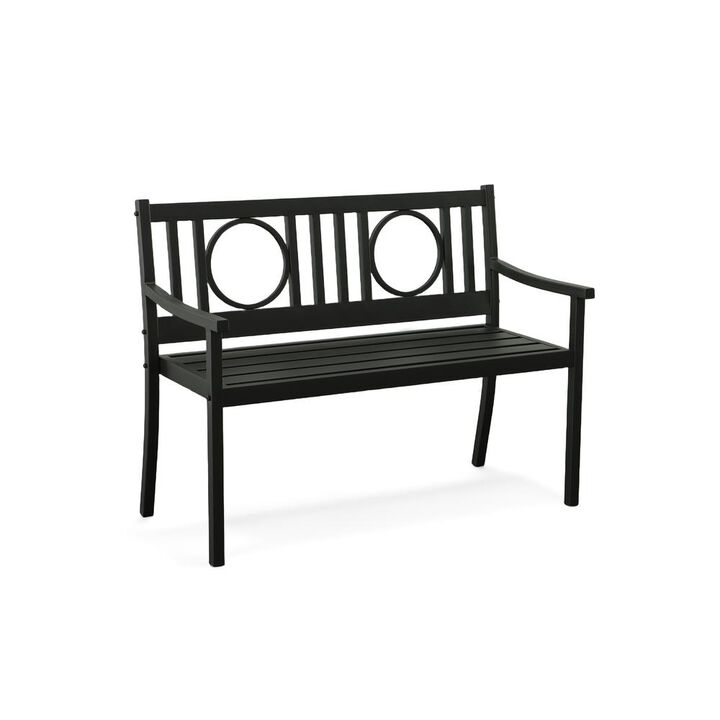 Carolina Living Gramercy Outdoor Bench - Black