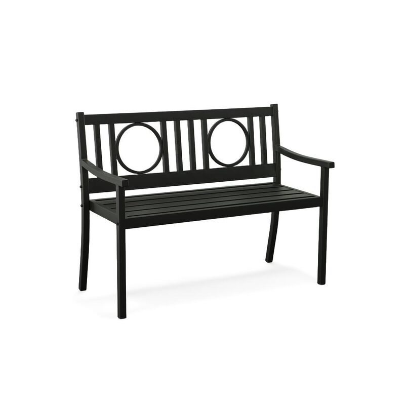 Carolina Living Gramercy Outdoor Bench - Black