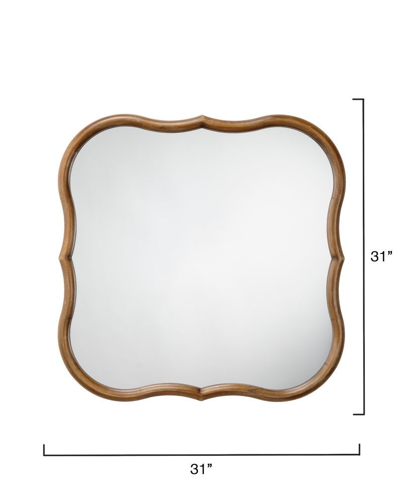 Daisy Wood Wall Mirror