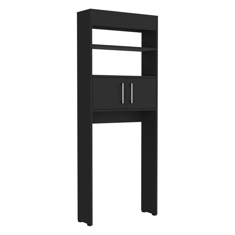 Over The Toilet Cabinet Jozz, Bathroom, Black