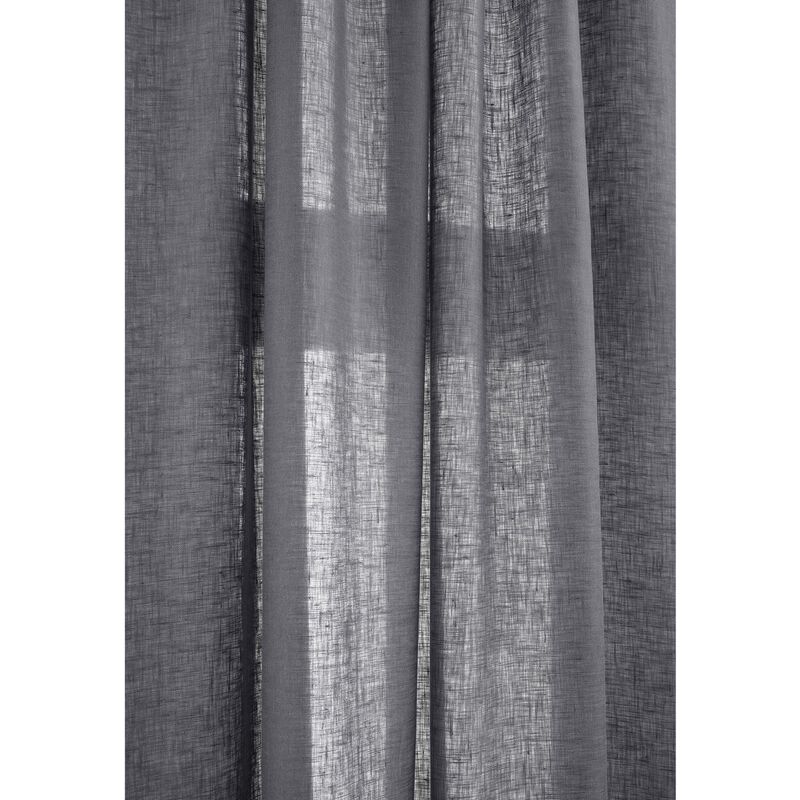 Solino Home 100% Pure Linen Sheer Curtain for Thanksgiving, Christmas