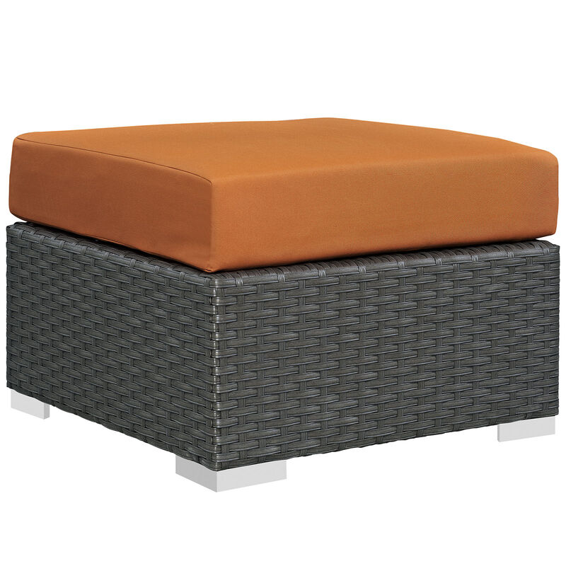 Sojourn 5 Piece Outdoor Patio Sunbrella Sectional Set - Canvas Tuscan