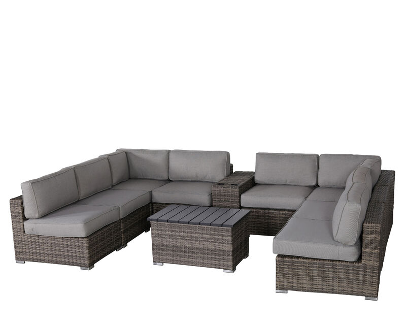 Living Source International Rattan Wicker Fully Assembled 6 - Person Seating Group with Cushions New