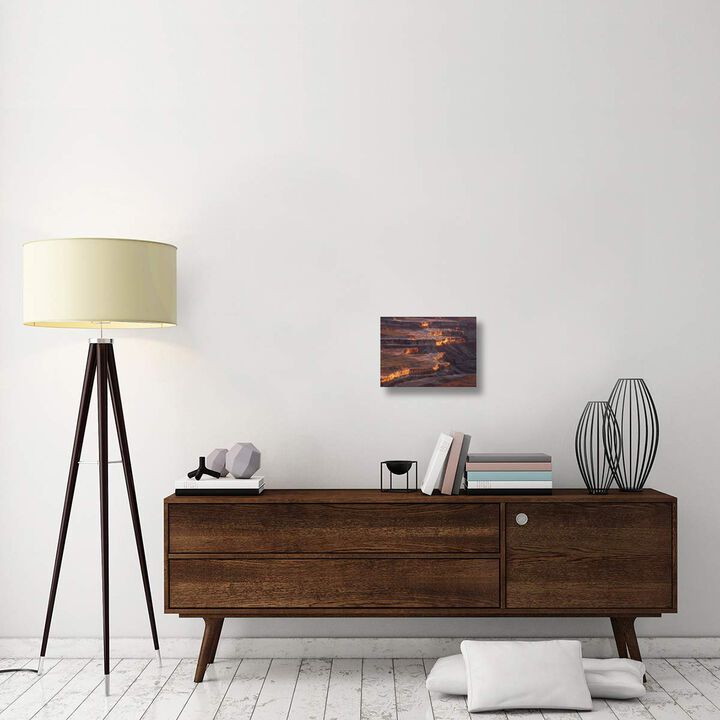 View from Grandview Point over Monument Basin, Island in the Sky, Canyonlands National Park, Utah-Canvas Art-16x12