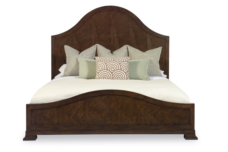 Mcalpine Wood Panel Bed - King