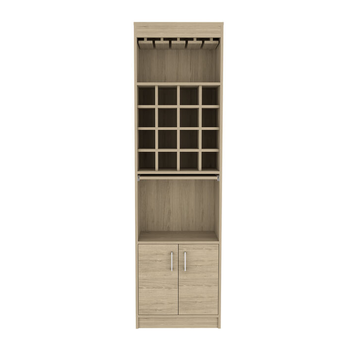 Bar Cabinet Atanasio, Living Room, Light Pine