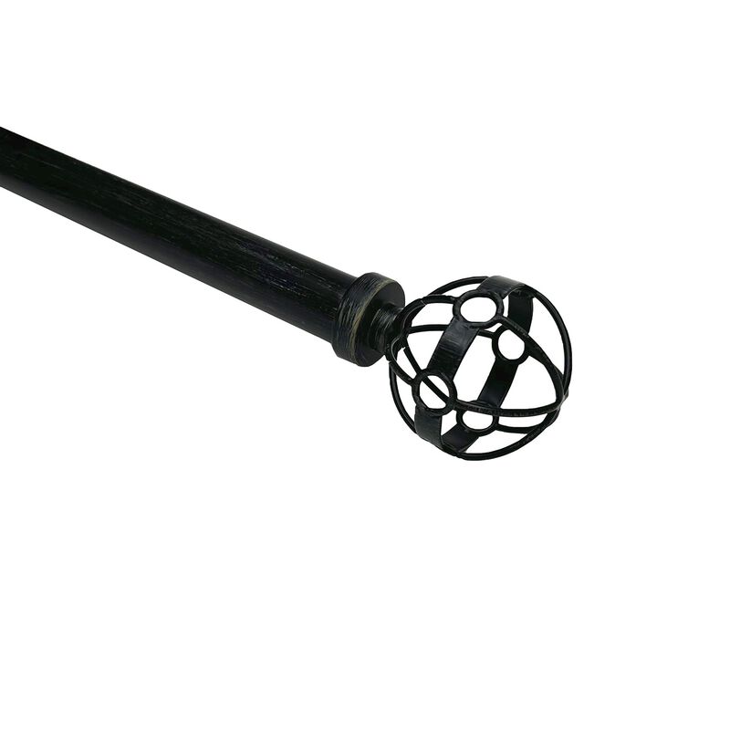 Esencial Atlas Curtain Rod Set, Adjustable Length From 36" to 72"