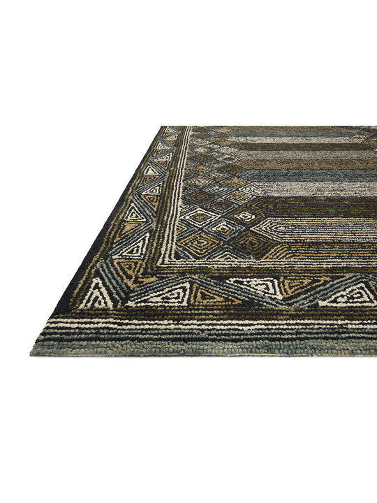 Berkeley BRK01 Teal/Multi 8'6" x 12' Rug