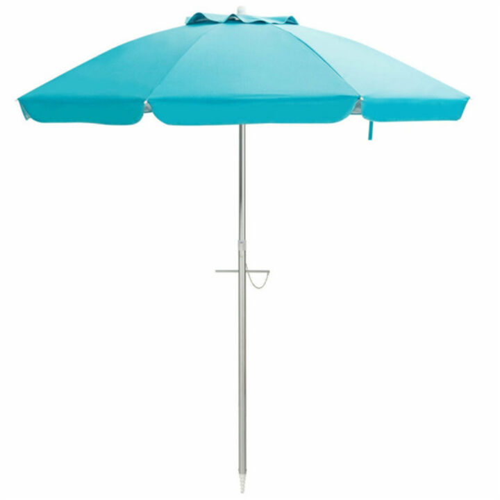 Adjustable Beach Umbrella with UV Protection for Outdoor Trips