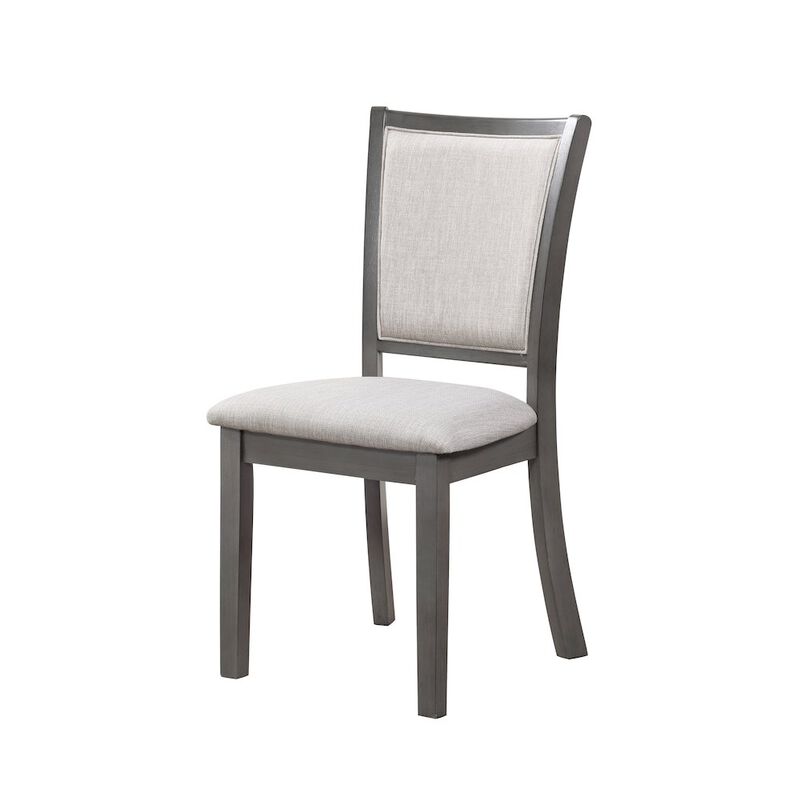 New Classic Furniture Amy Dining Chair (2/Ctn)-Gray