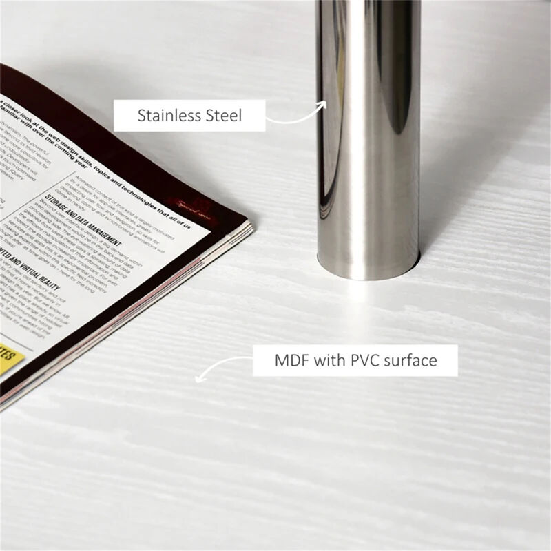 Office Workstation Desk – Integrated Display Stand for Convenience