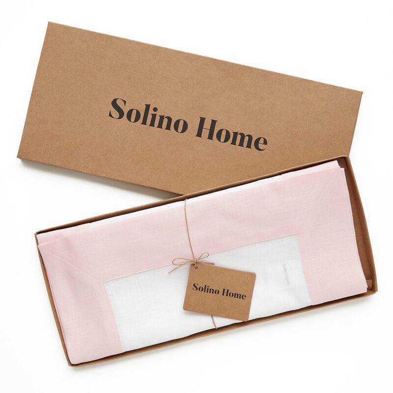 Solino Home 100% Pure Linen Table Runner | Contempo