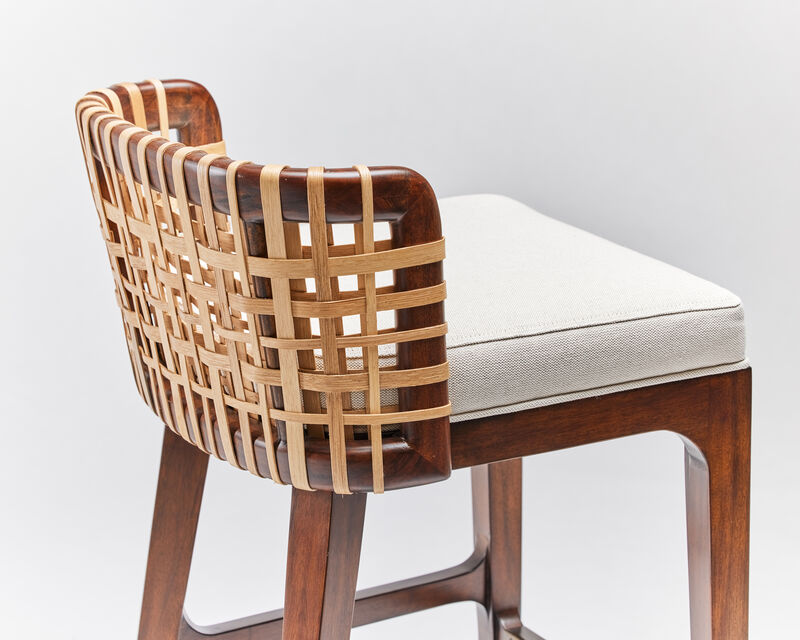 Palms Counter Stool - Grey Ceruse