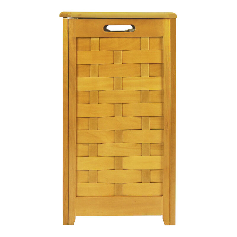 Oceanstar Natural Laundry Hamper with Interior Bag