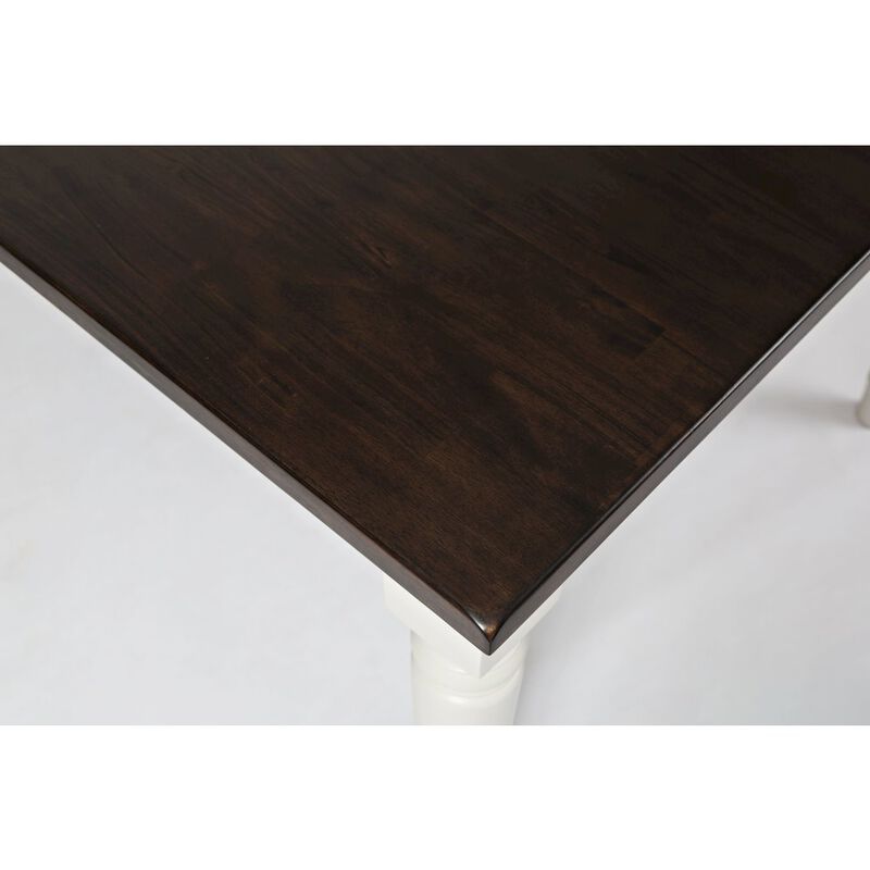 Jofran Orchard Park Farmhouse Solid Rubberwood Square Counter Height Table