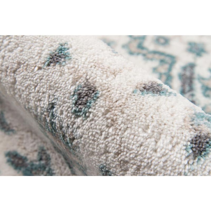 Momeni Traditional Rectangle Area Rug, Ivory, 9'3 X 12'6