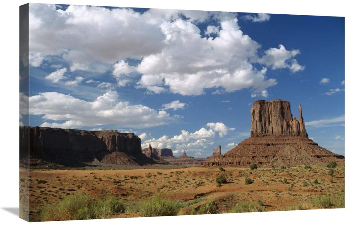Landscape view, Monument Valley Navajo Tribal Park, Arizona-Canvas Art-30x20