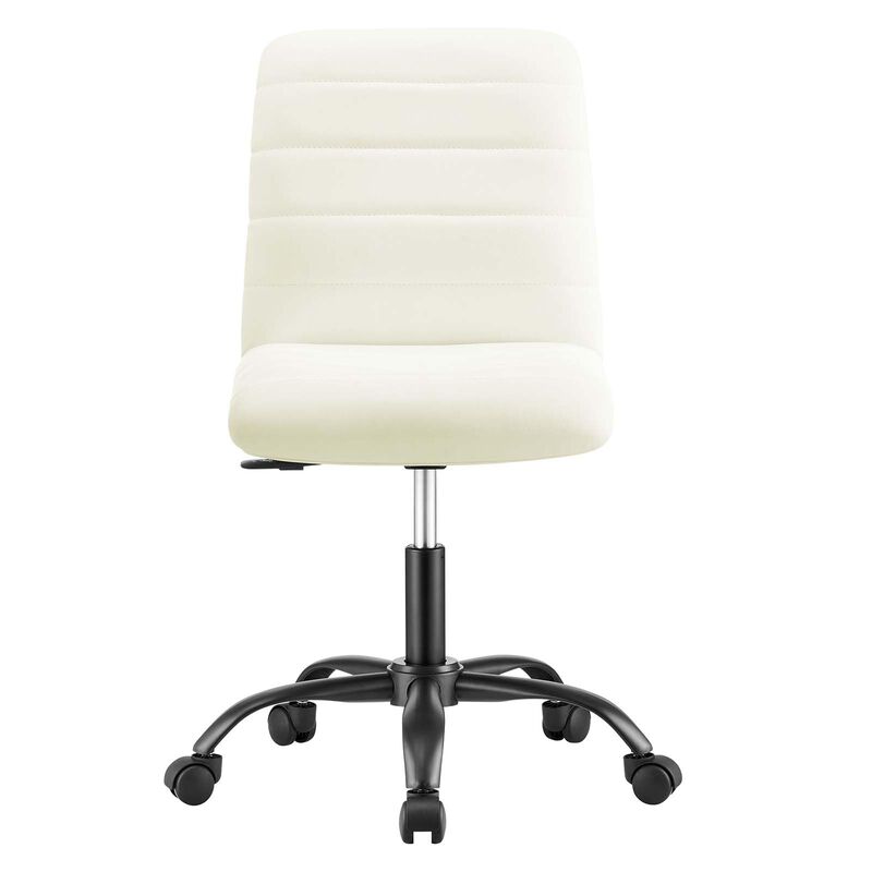 Modway Ripple Home Office Desks and Chairs, Black White