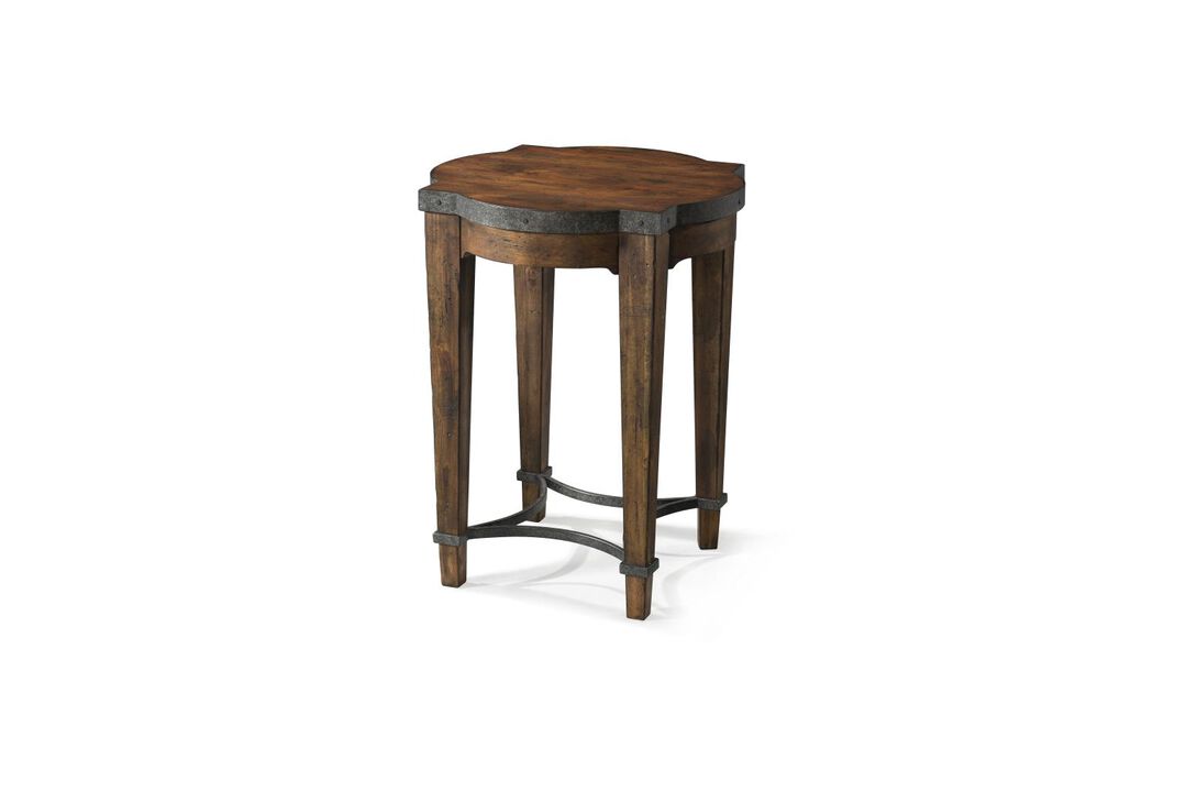 Trisha Yearwood Home Ginkgo Round Chairside Table