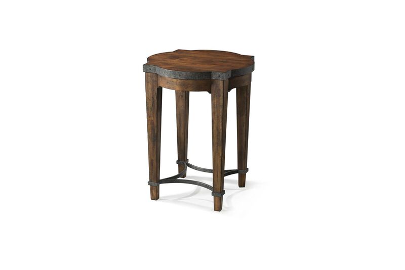 Trisha Yearwood Home Ginkgo Round Chairside Table