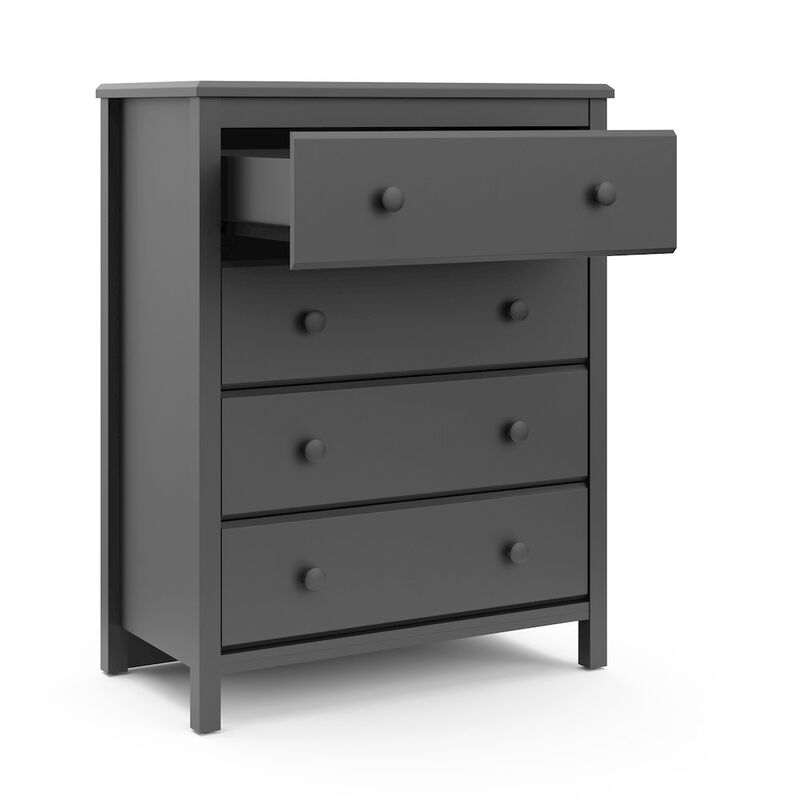 Storkcraft Alpine 4 Drawer Chest (Gray)