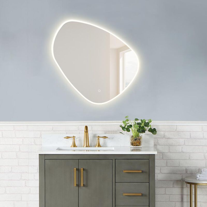 Altair Rasso Novelty 32 Frameless Modern Bathroom/Vanity LED Lighted Wall Mirror