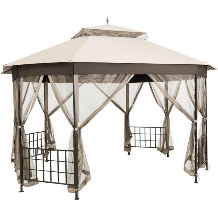 Hivvago 10' x 12' Octagonal Patio Gazebo