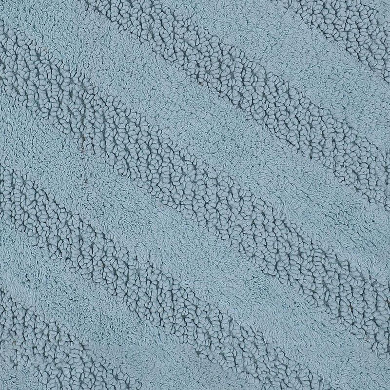 Unique Stripe Honeycomb Sculptured Bath Rug Is Made Soft Plush Cotton Is Super Soft The Touch