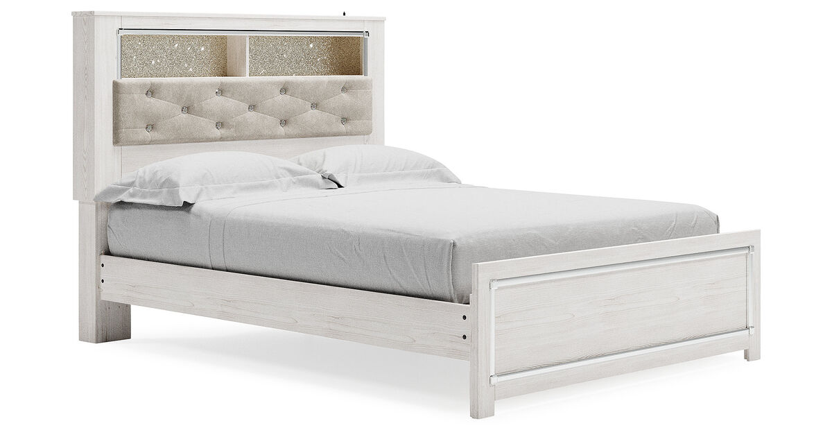 Altyra Queen Panel Bookcase Bed