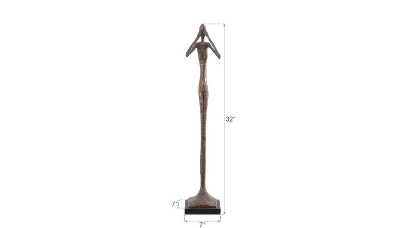 See No Evil Slender Sculpture