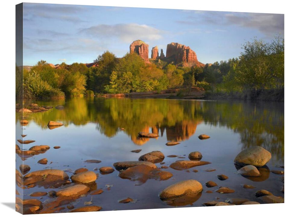 Red Rock Crossing, Arizona-Canvas Art-32x24
