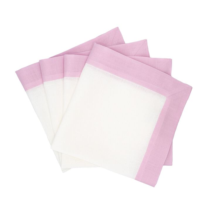 Blush Linen Napkins, Set of 4