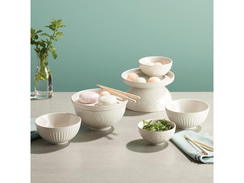 Lenox French Perle Luna Nesting Dinnerware Set of 8