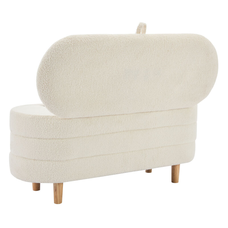 Merax Fabric Storage Ottoman Bench for Bedroom