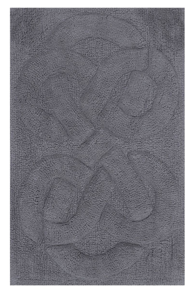 Knightsbridge Tuft Twisted 220 GSF Non Skid Back Bath Rug 21 x 34 - Light Blue