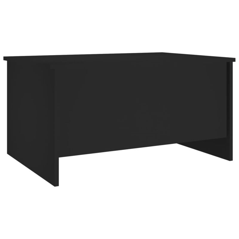vidaXL Coffee Table Black 31.5"x21.9"x16.3" Engineered Wood