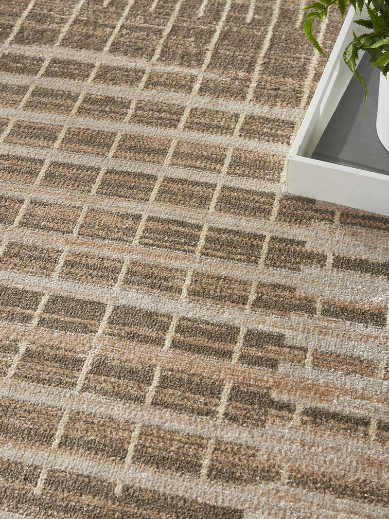 Astra Machine Washable ASW03 Latte 4' x 6' Rug