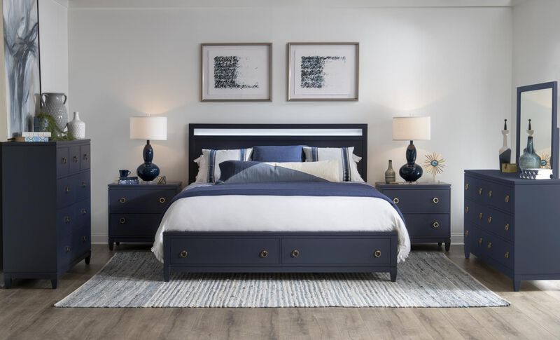 Summerland King Bed w/ Storage