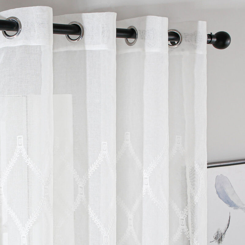 Dolce Mela Sheer Curtains Panel